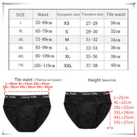 Bamboo fibre Underwear Solid Briefs 4 pcs lot - bargainwarehouse2018.com
