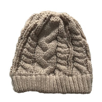 Ponytail Beanie Winter Crochet - bargainwarehouse2018.com