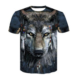 Wolf t-shirts Short Sleeve - bargainwarehouse2018.com