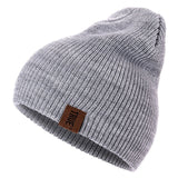 Beanies Knitted Winter Hat Fashion Solid - bargainwarehouse2018.com