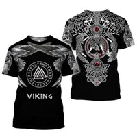 Viking Tattoo pattern T-shirt Men S/S Fast free delivery - bargainwarehouse2018.com