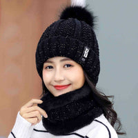 Winter knitted Beanies Hats Thick Warm - bargainwarehouse2018.com