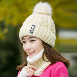 Winter knitted Beanies Hats Thick Warm - bargainwarehouse2018.com