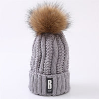 Winter knitted Beanies Hats Thick Warm - bargainwarehouse2018.com