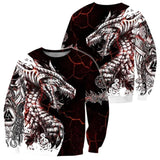 Dragon 3D Printed Men Hoodies Streetwear - bargainwarehouse2018.com