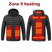 super winter warm USB heating waterproof jackets - bargainwarehouse2018.com