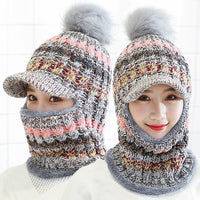Beanie Snow Caps with neck warmer - bargainwarehouse2018.com